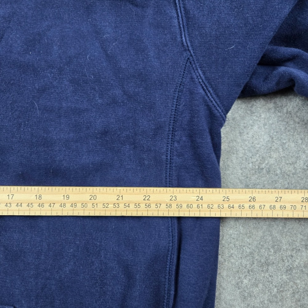 VTG Steve Barrys Michigan Hoodie Mens 2XL Blue Spellout Heavyweight College Y2K - Picture 5 of 7